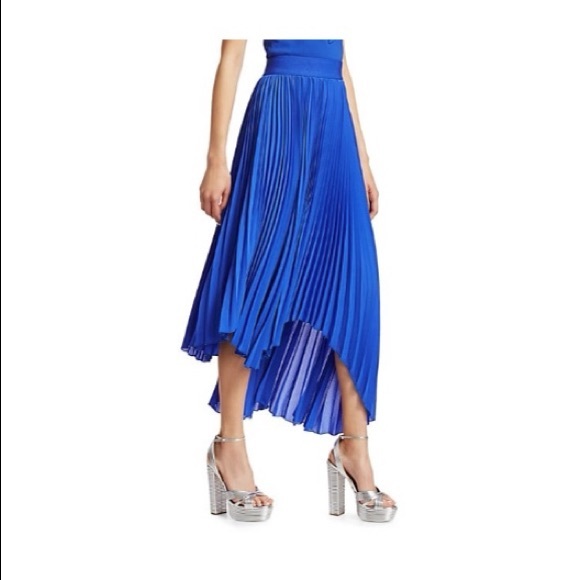 Alice & Olivia ‼️CYBER MONDAY SALE‼️ pleated midi ultramarine skirt -NWT - Picture 4 of 17